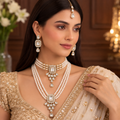 Rajvanshi Pearl Kundan Jewellery Set