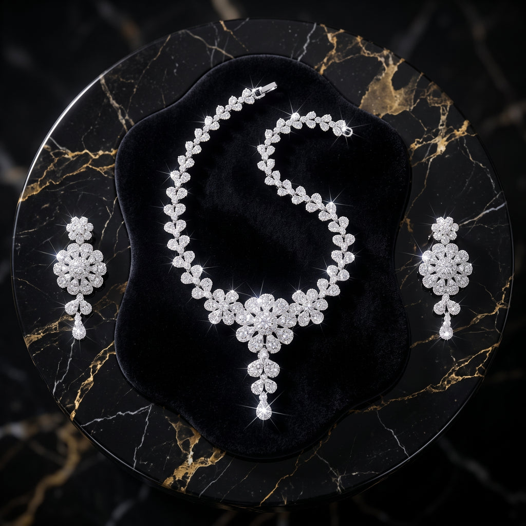 Celeste Crystal Elegance Necklace Set