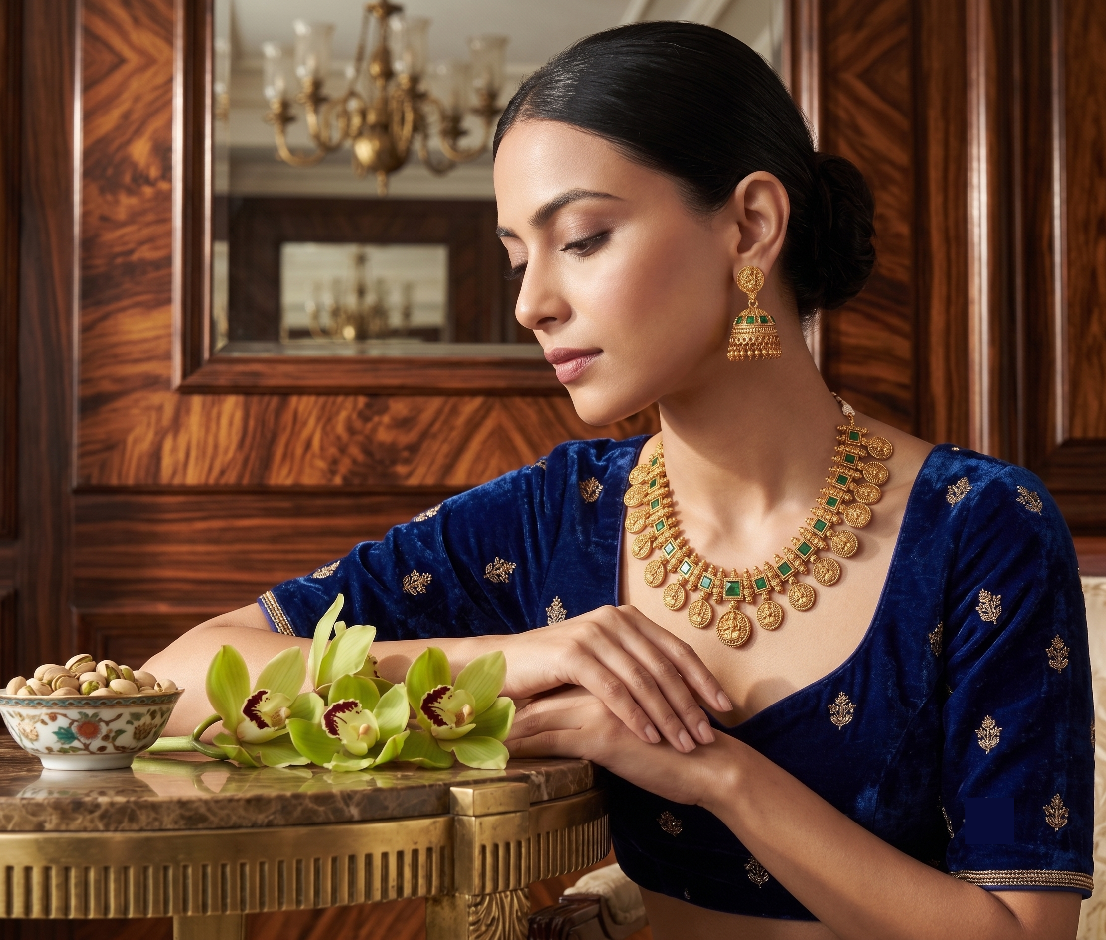 Maharani Lakshmi Coin Necklace Set