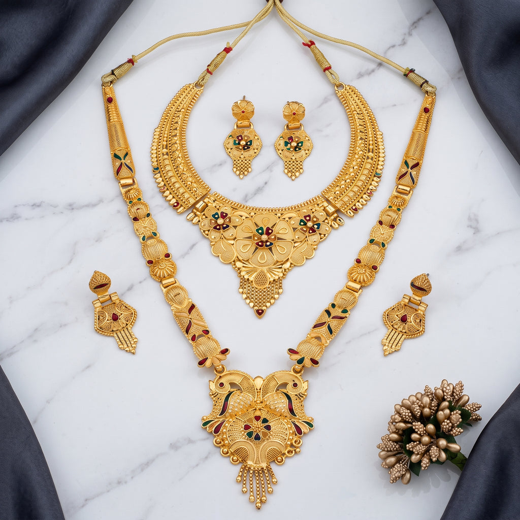 Rajvanshi Heritage Bridal Jewellery Combo Set