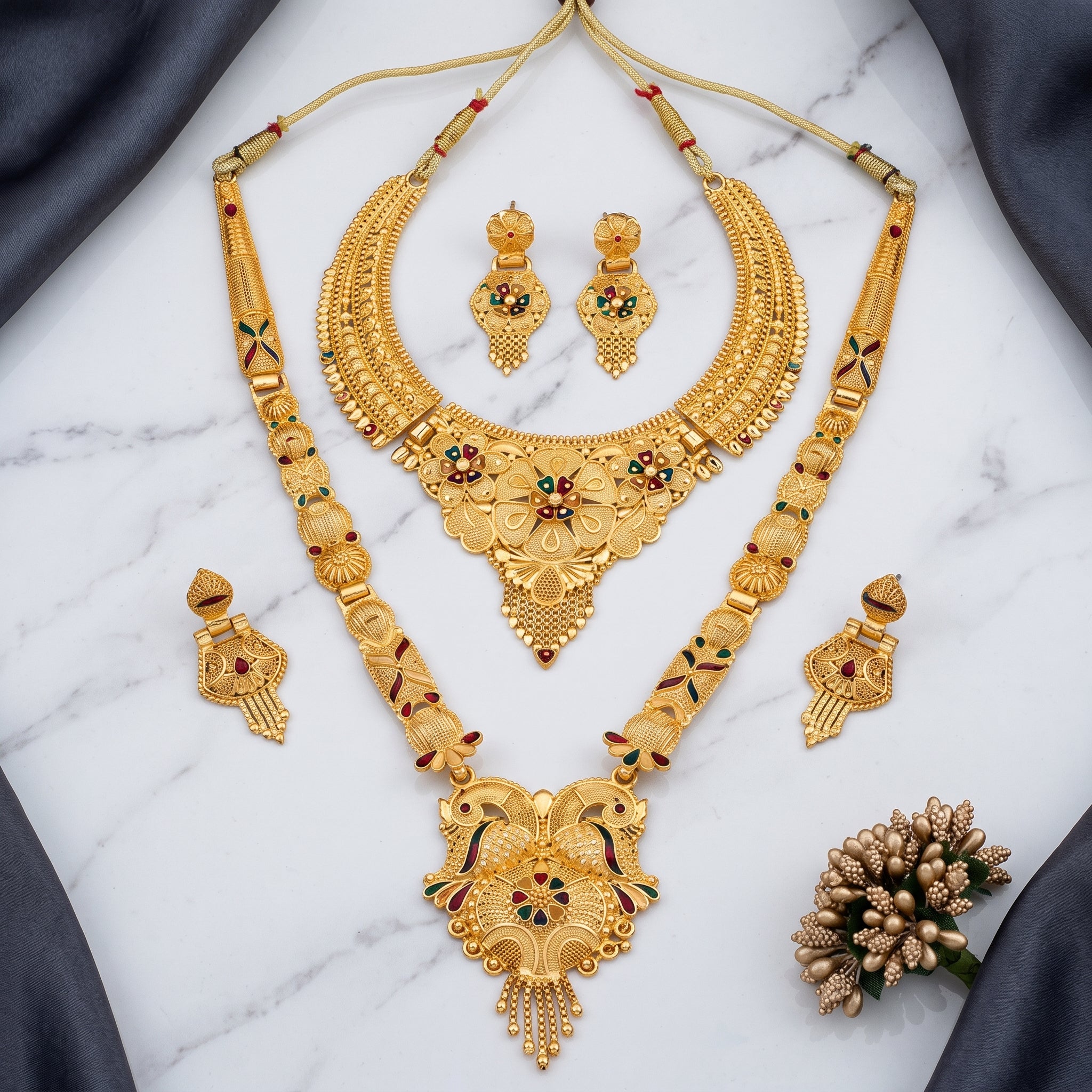 Rajvanshi Heritage Bridal Jewellery Combo Set
