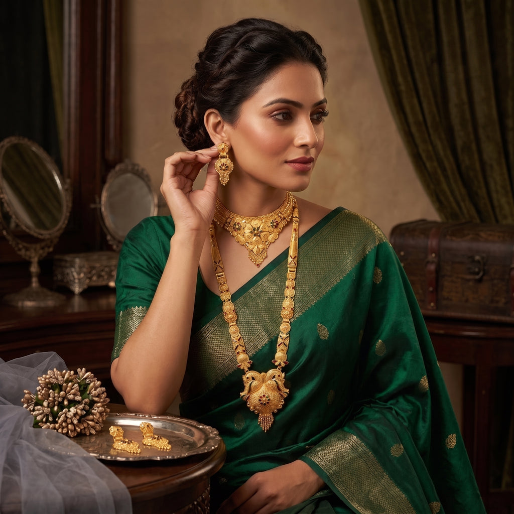 Rajvanshi Heritage Bridal Jewellery Combo Set