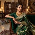 Maharani Ruby Heritage Temple Necklace Set