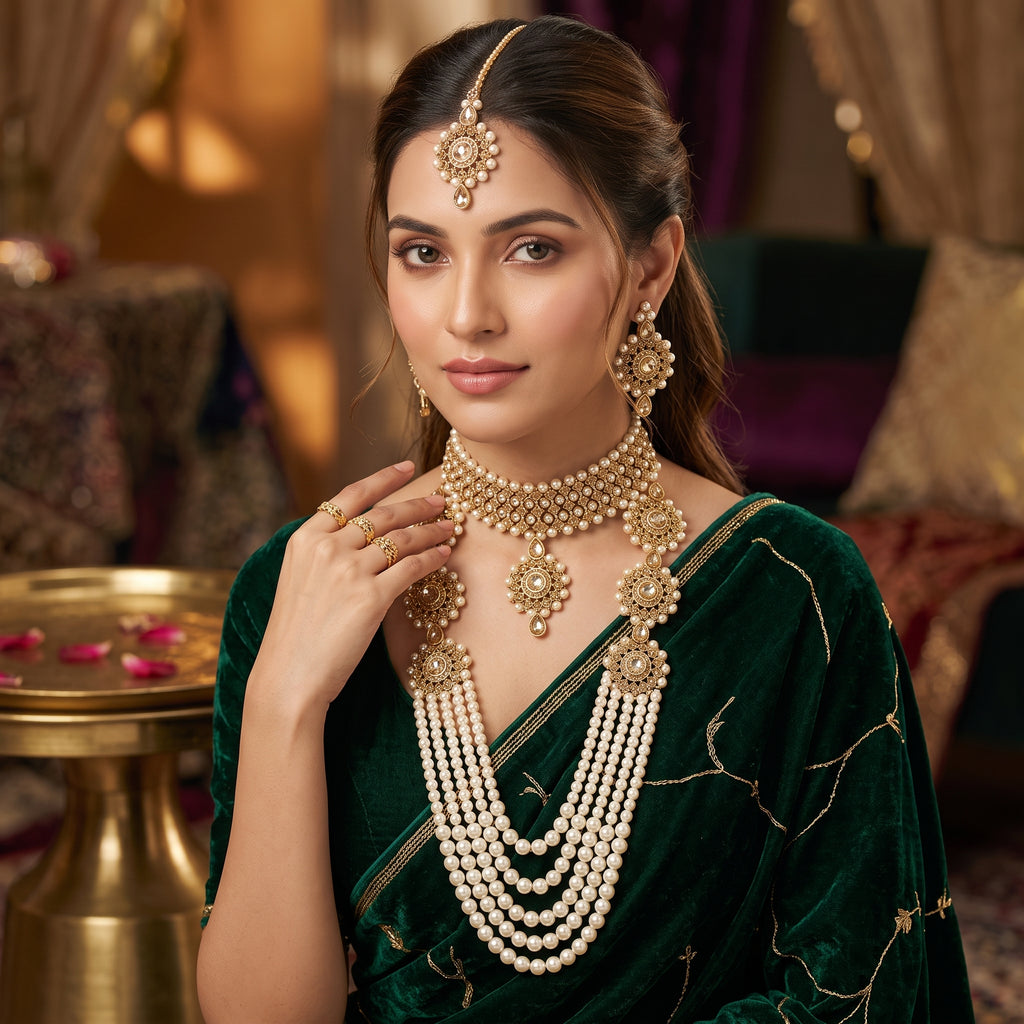 Maharani Pearl Royale Bridal Set