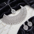 Aarohi Luxe American Diamond Bridal Choker Set