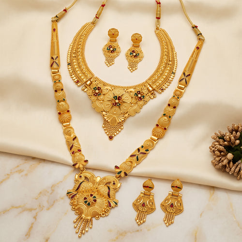 Rajvanshi Heritage Bridal Jewellery Combo Set