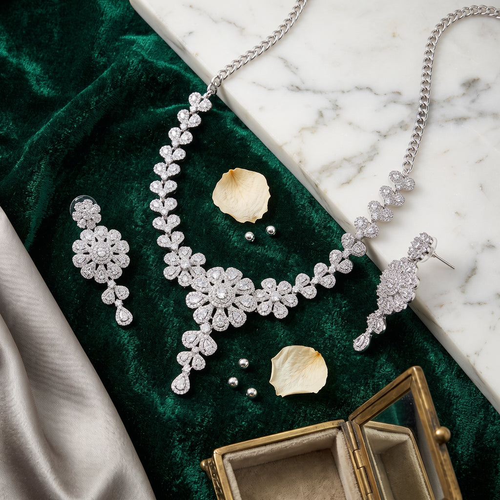 Celeste Crystal Elegance Necklace Set