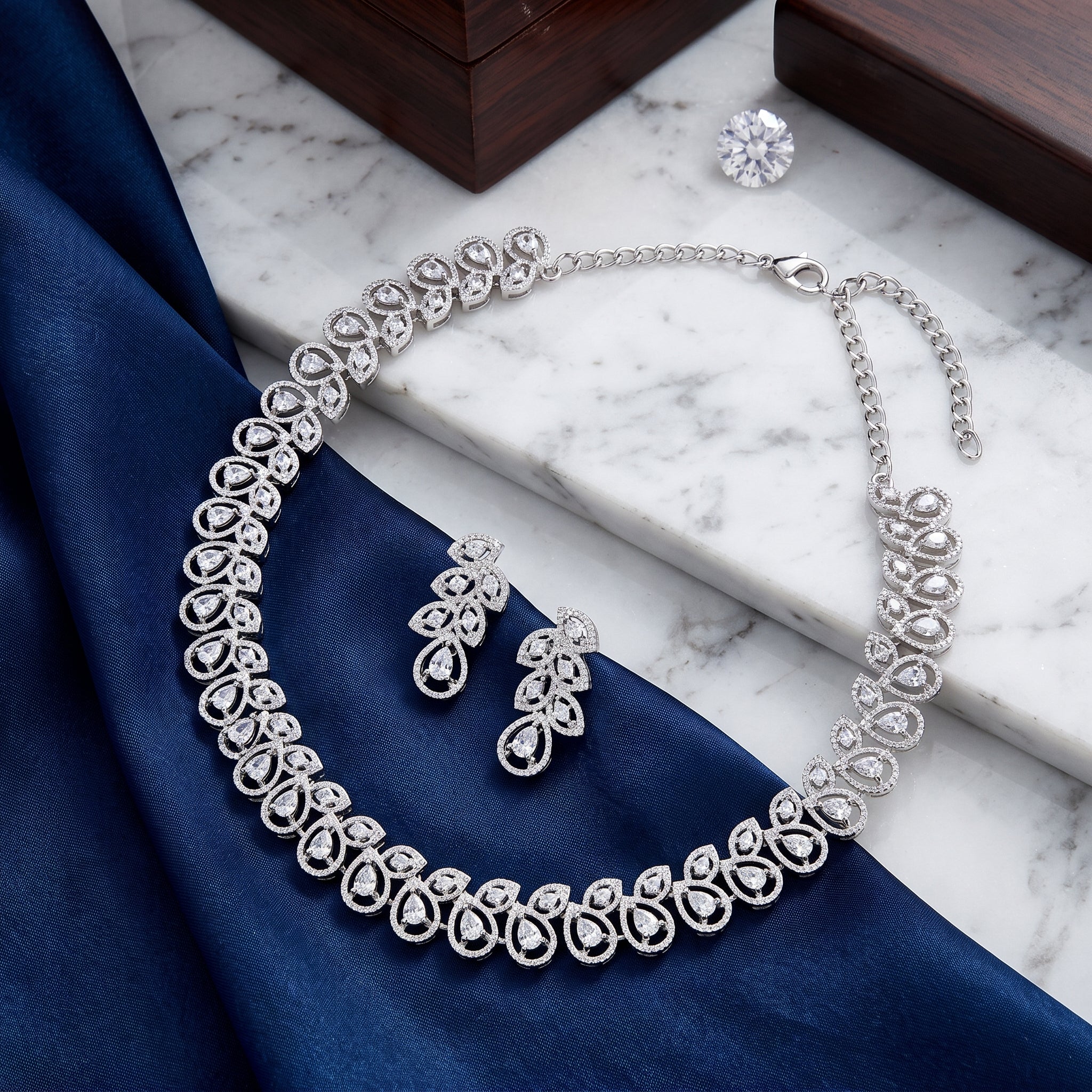 Celeste Crystal Elegance Necklace Set