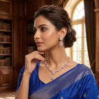 Celeste Crystal Necklace Duo Set